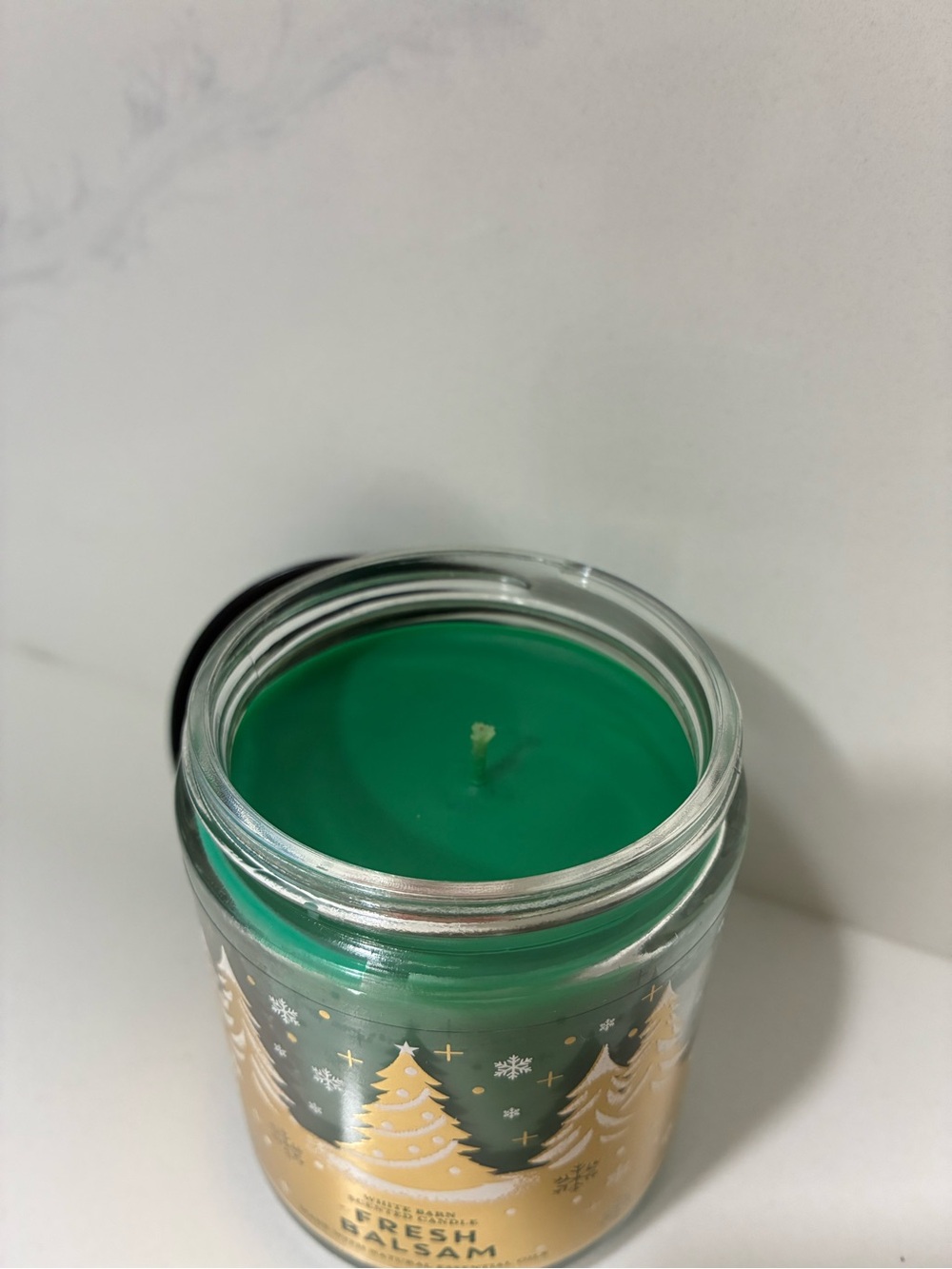 Bath & Body Works Christmas Fresh Balsam Single Wick Candle - Picture 2 of 2